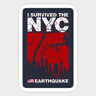 I Survived the NYC Earthquake Sticker